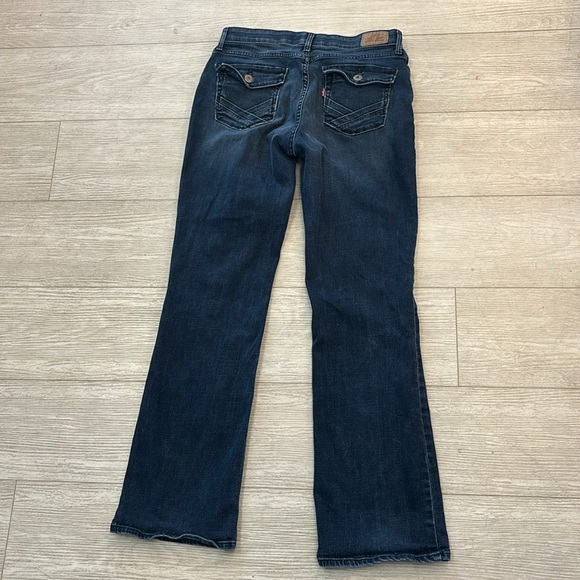 Levi’s Perfect Waist 525 bootcut Blue Jeans size 10 M - Picture 8 of 9